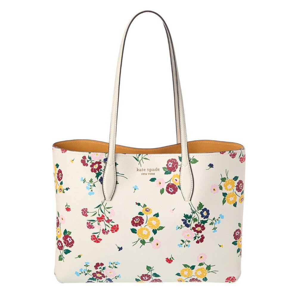 kate spade new york All Day Bouquet Toss Large Tote - Halo White - Picture 1 of 6